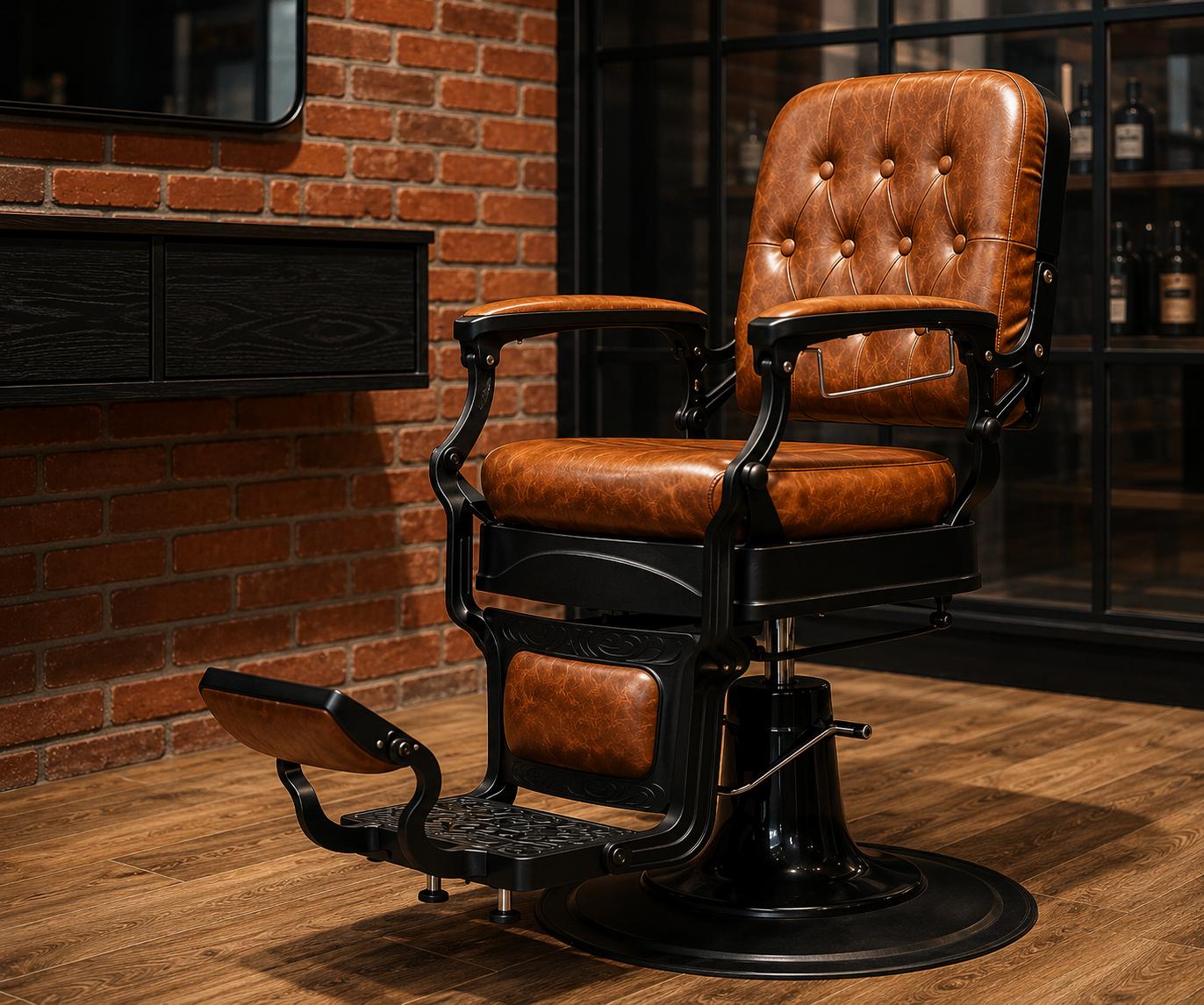 Razorloft barbershop interior design render